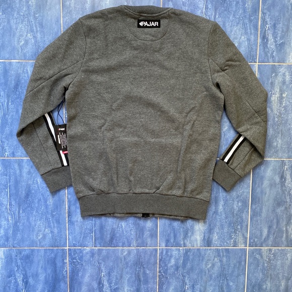 Pajar Canada John Mens Sweatshirt Full Zip Heather Gray Jacket sizes M L Comfort - Picture 8 of 9